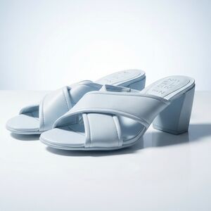 Naturalizer Light Blue Heeled Sandals